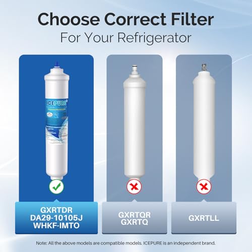 GXRTDR Inline Water Filter Replacement for Samsung DA29 (2 Count)