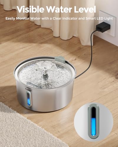Cat Water Fountain Stainless Steel