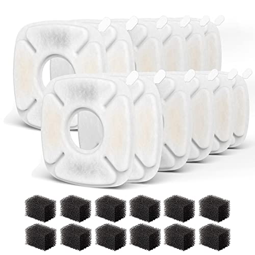 12 Pack Cat Water Foutain Filters & Pre (12 Count)