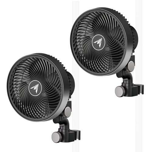 CLOUDRAY S6 Grow Tent Clip Fan 6” (2 Count)