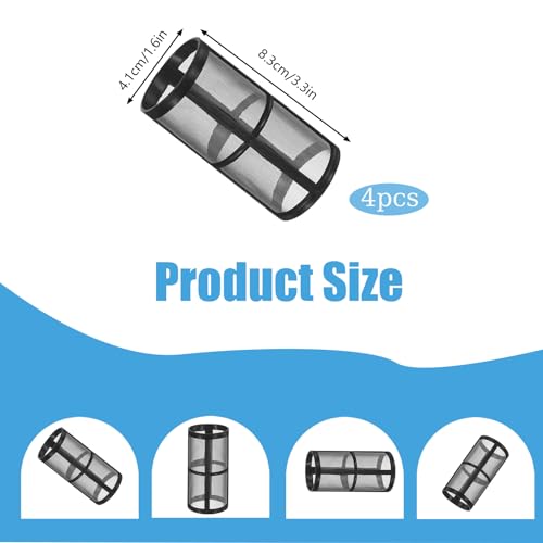 4 Pack Stainless Steel Screen for Garden Hose Filter (4 Count)