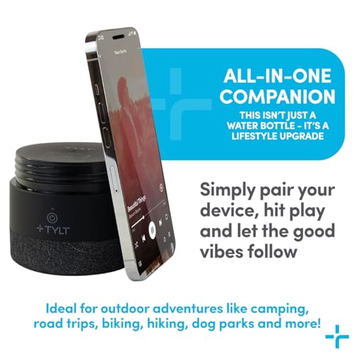 Smart Water Bottle with Bluetooth Speaker