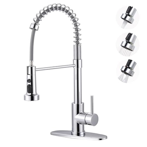 Kitchen Faucet with Pull Down Sprayer