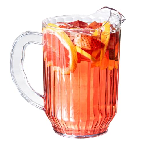 60 oz Clear Plastic Water Pitcher