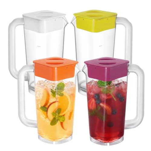 2L 68 oz Plastic Pitcher with Lid & Handle