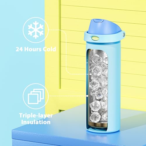 24 oz Insulated Water Bottle for Men