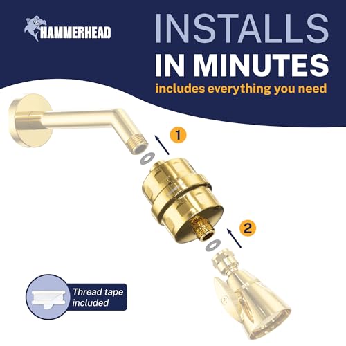 Solid Metal Shower Head Filter