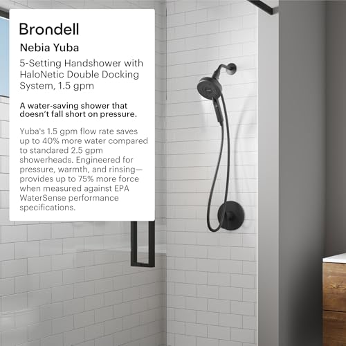 Nebia Yuba HaloNetic Double Dock Magnetic Handheld Shower Head