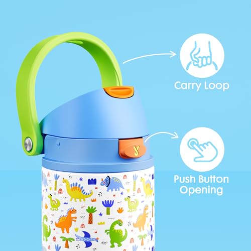 18 oz Insulated Water Bottle for Sports