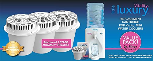 Vitality Replacement Filters for Water Coolers and Non Cooling Dispensers (3 Count)