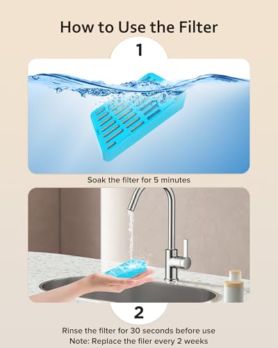 Cat Water Fountain Replacement Filters for 2.2L (9 Count)