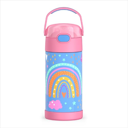 FUNTAINER Water Bottle with Straw
