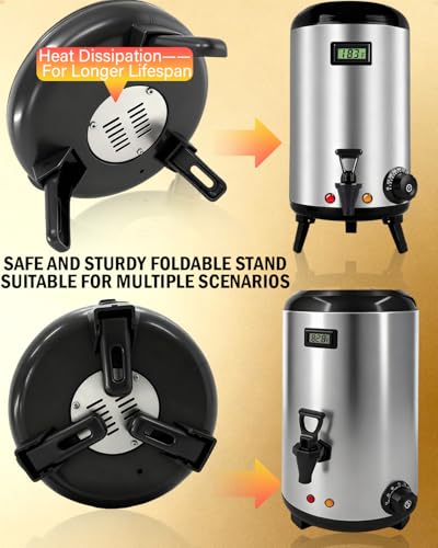 Electric Insulated Beverage Dispenser With Heating