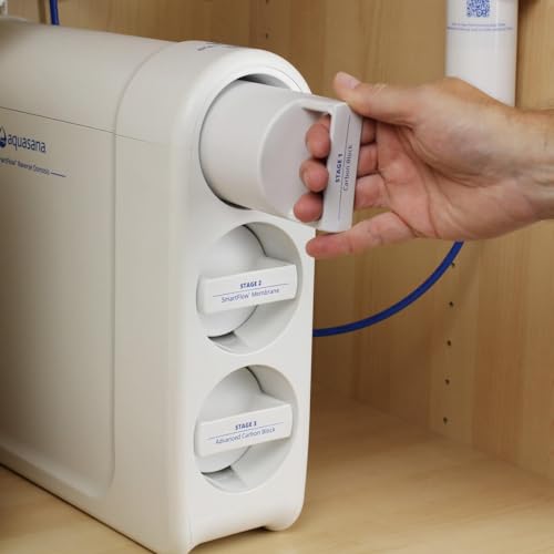 SmartFlow™ Reverse Osmosis Water Filter Stage 1 and Stage 3 Replacement Carbon and Advanced Claryum Filters Last 6 Months