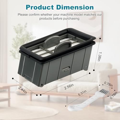 3930F 3882 HEPA Filter Replacement Compatible with Bissell CrossWave OmniForce Edge Cordless Multi (4 Count)