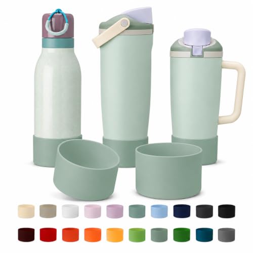 2PCS Silicone Boot for Owala Water Bottle 30oz & 40oz FreeSip Sway & Tumblers (2 Count)