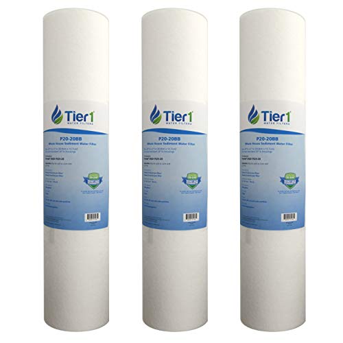 20 Micron 4.5" × 20" Sediment Water Filter (3 Count)