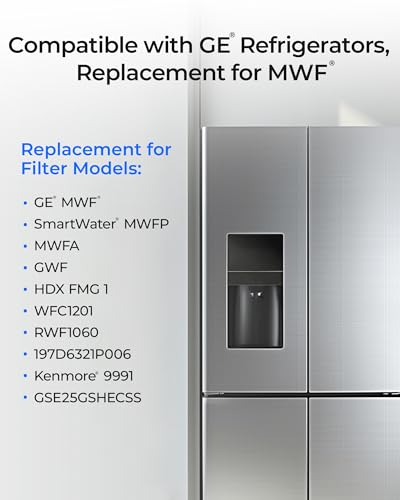 WD F13 Replacement for GE® MWF® Refrigerator Water Filter (3 Count)
