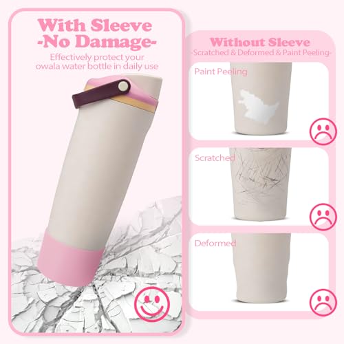 Silicone Boot for Owala 30oz & 40oz FreeSip Sway Bottles & Tumblers