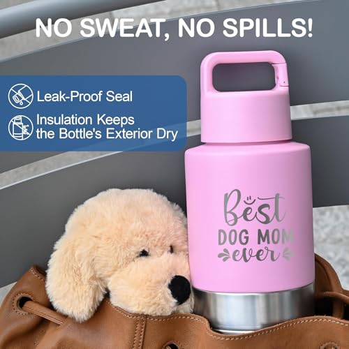 Insulated Dog Travel Water Bottle With Detachable Bowls
