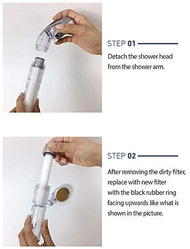 Pure Filter Replacement Cartridge for Shower Head (3 Count)