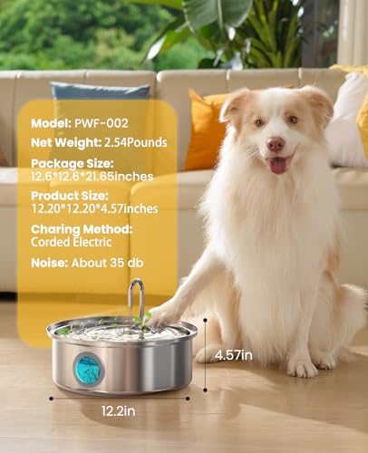 7L 230oz Pet Water Fountain