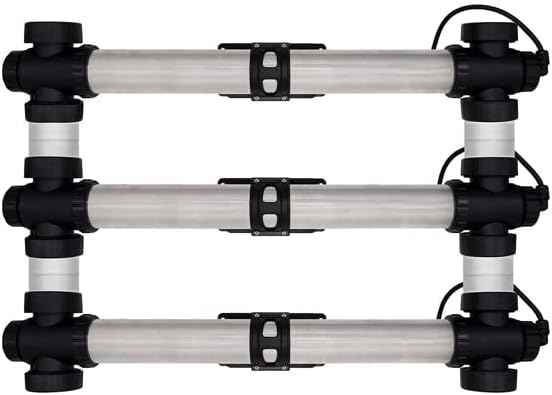 EasyPro PCU225W PRO-Clear™ UV Ultra Stainless Steel UV Clarifier / 225 Watt/Max. Flow Rate: 9000 GPH/Max. Pond: 24,000 Gallons