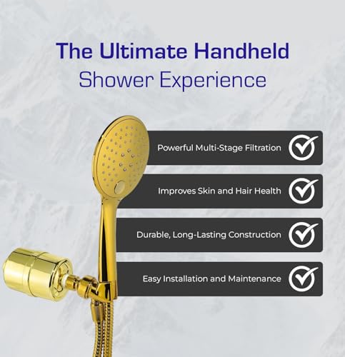 Luxury Handheld Shower Power Filtration System