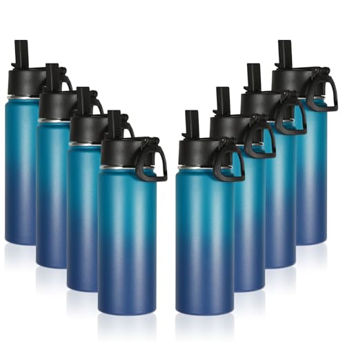 16 OZ Kids Water Bottle Bulk 8 Pack (8 Count)