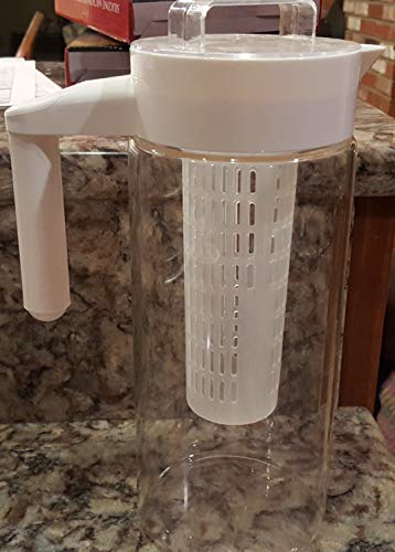 Premium Glass Water Pitcher with Fruit Infuser