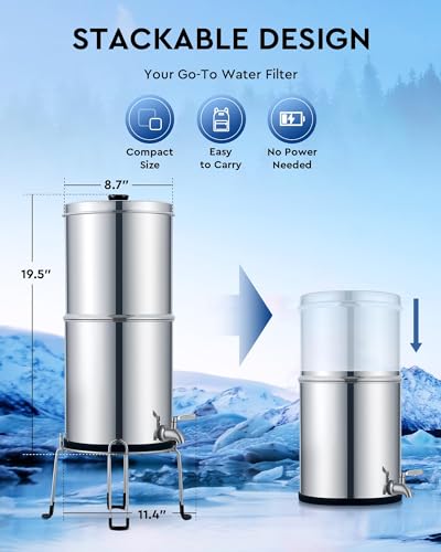 Gravity Fed Water Filter System (115 Count)