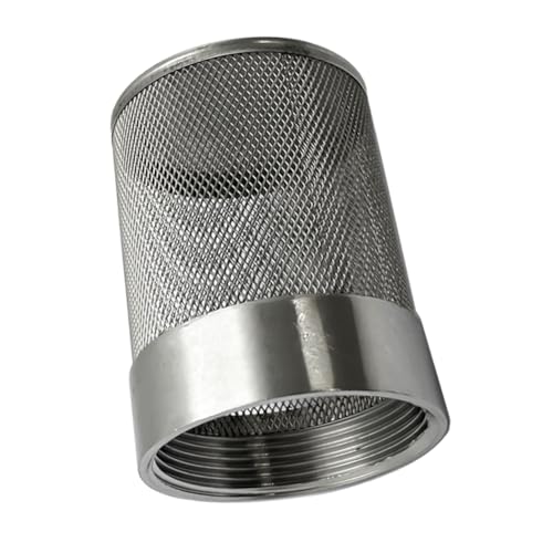1.5inch SUS304 stainless steel filter head with internal thread diameter of 46mm connected to DN40 1.5