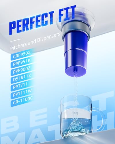 CRF950Z Water Filter Replacement for PUR Pitcher and Dispensers (4 Count)