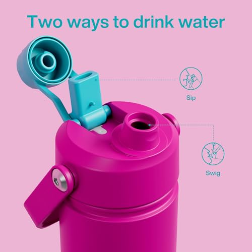 Kids Insulated Water Bottle with Straw