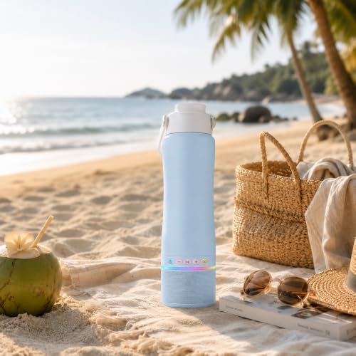 Stainless Steel Water Bottle with Portable Bluetooth Speaker TWS