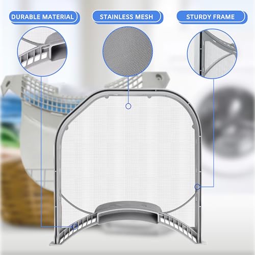 Dryer Lint Filter Screen Trap Replaces For LG DLEX3370V DLEX3570V DLEX3370W DLEX3570W DLEX3885W DLEX3360R DLEX3371W DLEX3370R DLEX3360W DLEX3360V DLEX3250W
