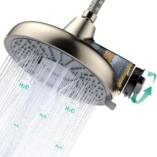 F8 Filtered Shower Head 8 Inch Shower Head High Pressure