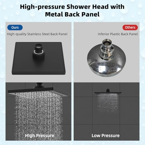 cUPC Certified Thickness Metal 6'' Rain Shower Head