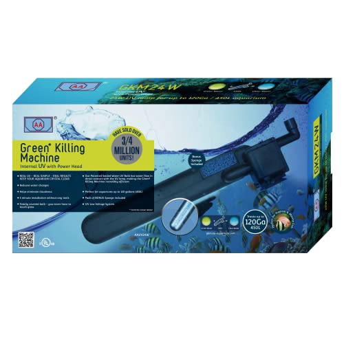 GKM24W Internal UV for Aquariums up to 120Ga