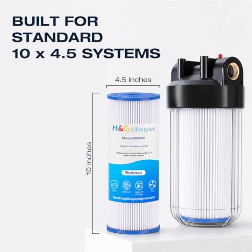 5Micron Water Filter 10 x 4.5 Sediment Filter for Well Water