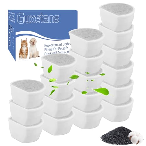 18 pcs Dog and Cat Water Fountain Filter Replacement Carbon Filters Compatible with PetSafe Drinkwell Filters