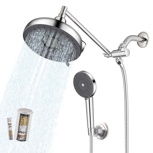 Rain Shower Head with Filter and Handheld