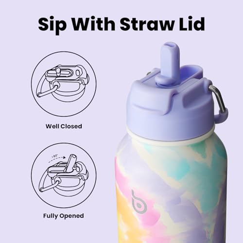 32oz Insulated Water Bottle with Pill Box