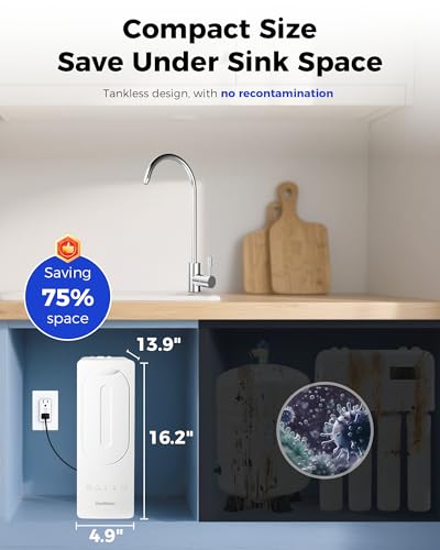 600GPD Under Sink RO Water Filtration Tankless RO Water Filtration