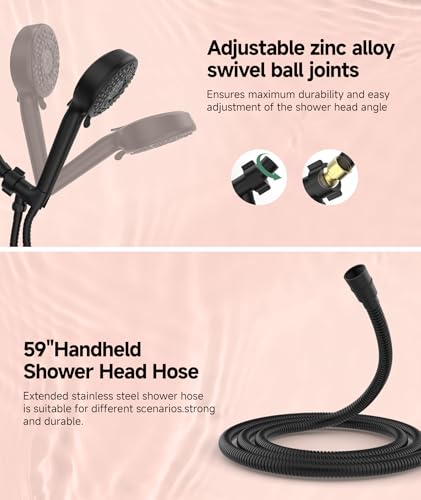 Filtered Shower Head with Handheld (4 Count)