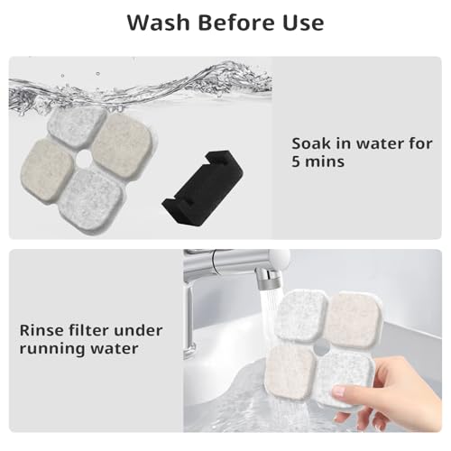 Cat Pet Water Fountain Filters (6 Count)