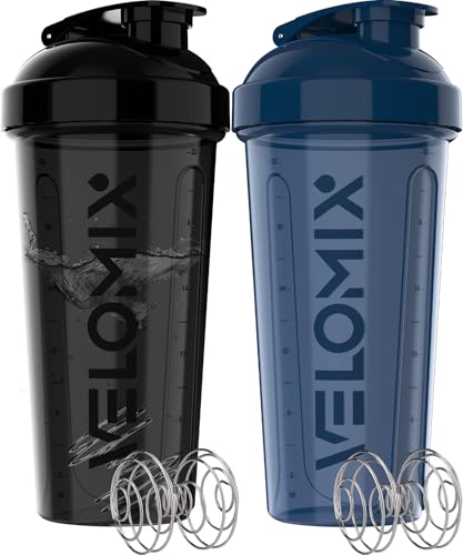 2 Pack 28oz Protein Shaker Bottle for Protein Mixes (2 Count)
