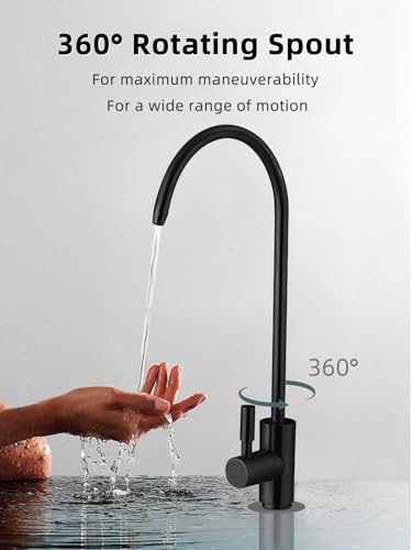 Drinking Water Faucet Matte Black Water Filter Faucet