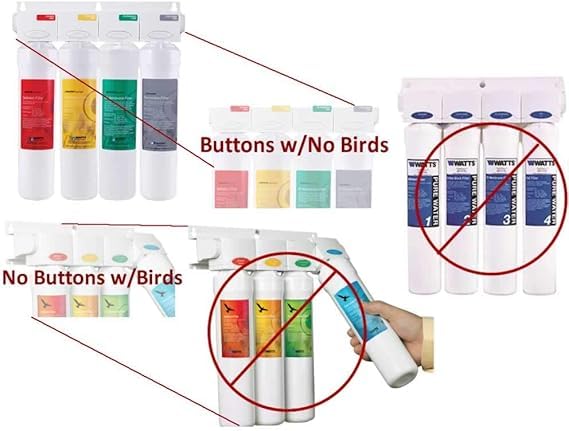 WP105381 VOC Filter RO Pure Plus Reverse Osmosis Water Filter Replacement Kit