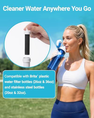Water Bottle Filter Replacement for Brita® BB06 (6 Count)